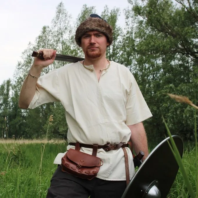 Leonardo Carbone Tunic Uhtred, Cream - Image 3