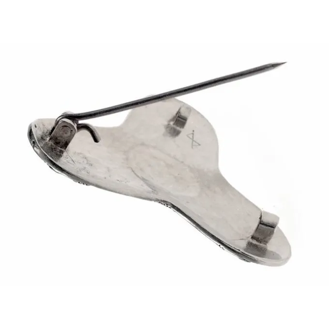 Viking Brooch Kaupang, Silvered - Image 2