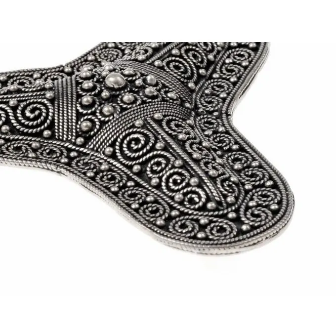 Viking Brooch Stora Ryk, Silvered - Image 2