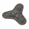 Viking Brooch Stora Ryk, Silvered