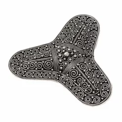 Viking Brooch Stora Ryk, Silvered
