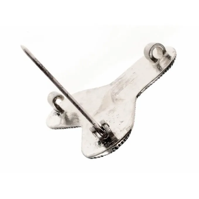 Viking Brooch Tranby, Silvered - Image 2