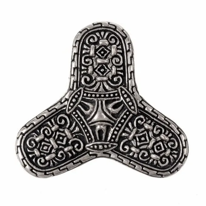 Viking Brooch Varnamo, Silvered