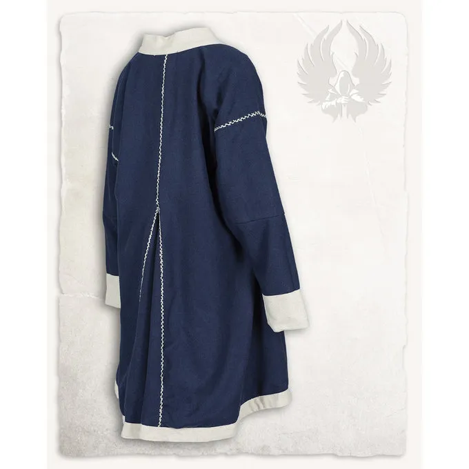 Mytholon Viking Caftan Rasoul, Wool, Blue - Image 4