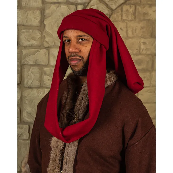 Mytholon Viking Caftan With Fur, Brown - Image 6