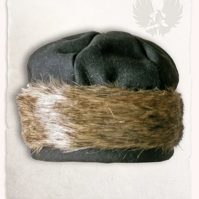 Mytholon Viking Cap Ragi Wool, Black