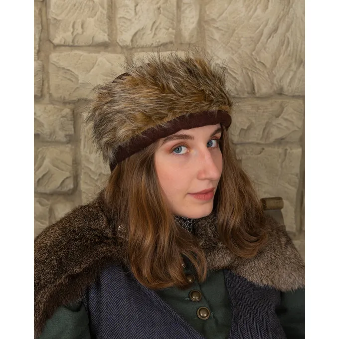 Mytholon Viking Cap Ragi Wool, Brown - Image 2