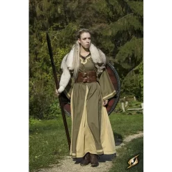 Epic Armoury Viking Dress Astrid, Green/beige