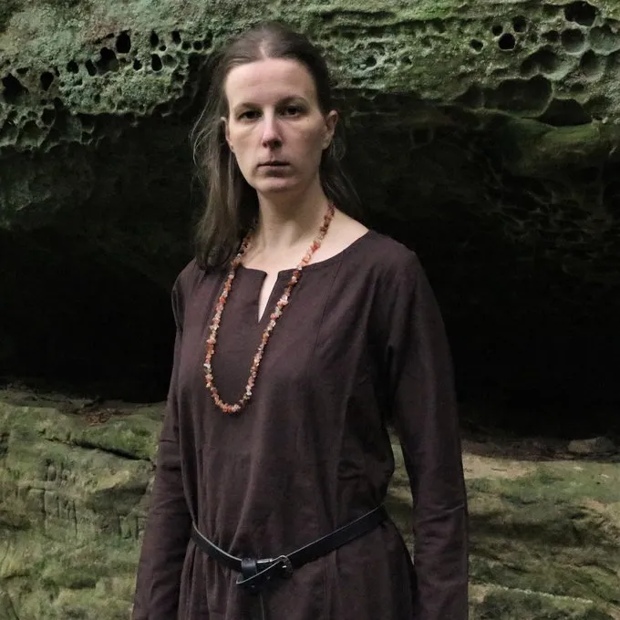 Leonardo Carbone Viking Dress Lina, Dark Brown - Image 5