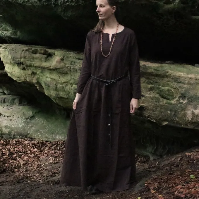 Leonardo Carbone Viking Dress Lina, Dark Brown - Image 6