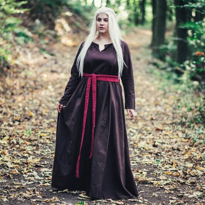 Leonardo Carbone Viking Dress Lina, Dark Brown