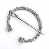Viking Horseshoe Fibula Finland, Silvered