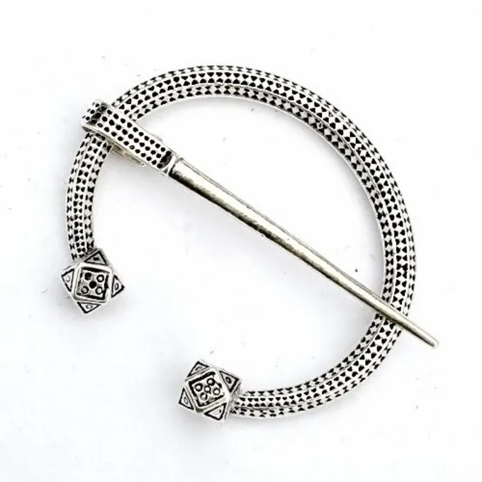 Viking Horseshoe Fibula Finland, Silvered