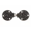 Viking Mantle Clasp Birka, Silvered