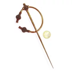 Viking Thistle Fibula Large, Bronze