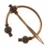 Viking Thistle Fibula Small, Bronze