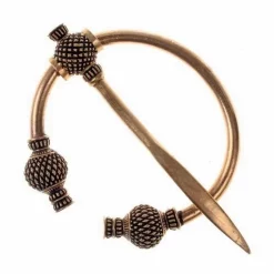 Viking Thistle Fibula Small, Bronze