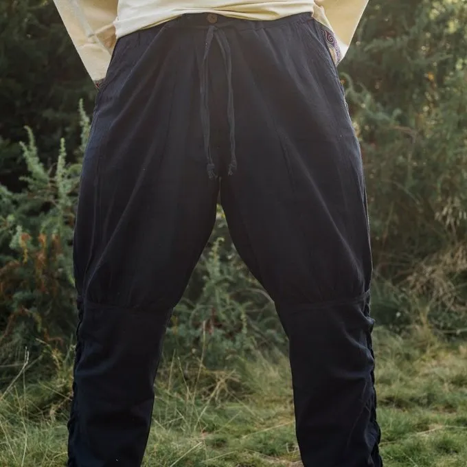 Leonardo Carbone Viking Trousers Dublin, Black - Image 5