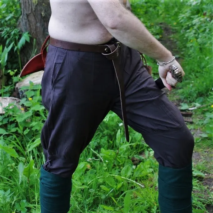 Leonardo Carbone Viking Trousers Dublin, Brown - Image 5