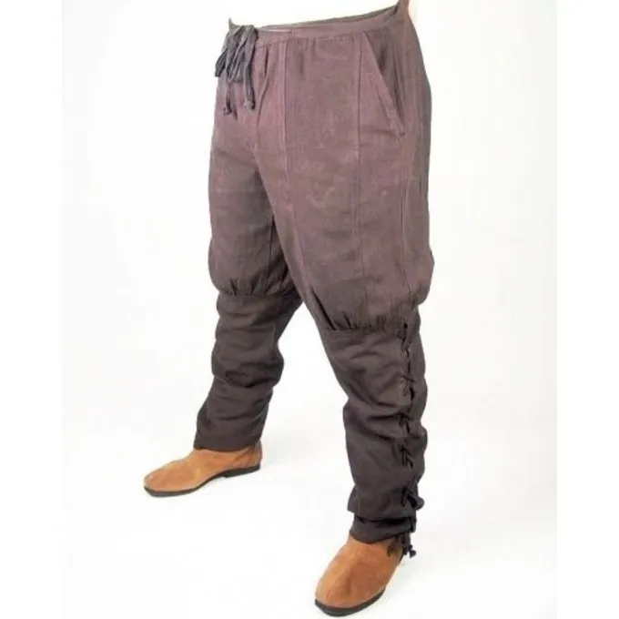 Leonardo Carbone Viking Trousers Dublin, Brown