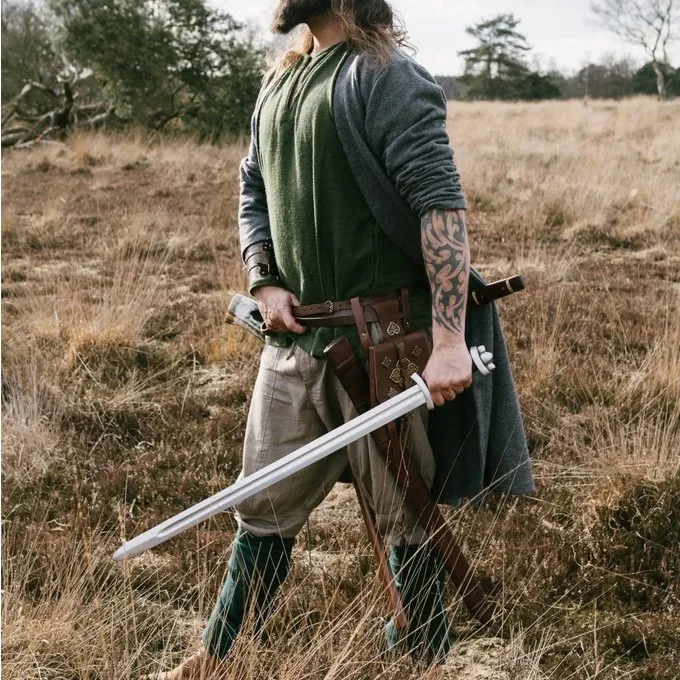 Leonardo Carbone Viking Trousers Dublin, Grey/green