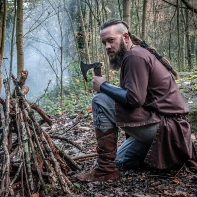 Leonardo Carbone Viking Trousers Jorvik, Grey - Image 2