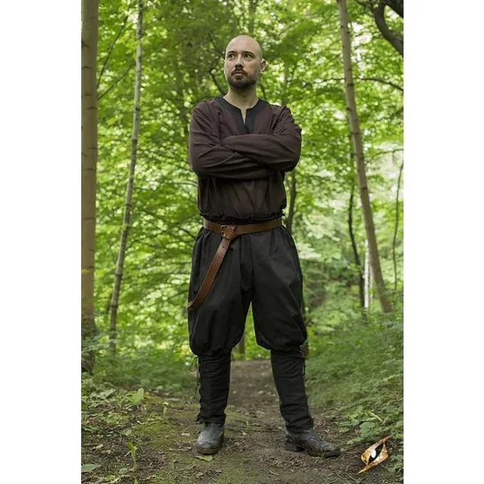 Epic Armoury Viking Trousers Rollo, Black - Image 2