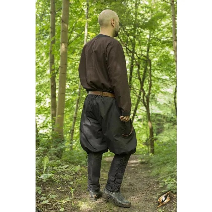 Epic Armoury Viking Trousers Rollo, Black - Image 3