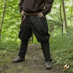 Epic Armoury Viking Trousers Rollo, Black