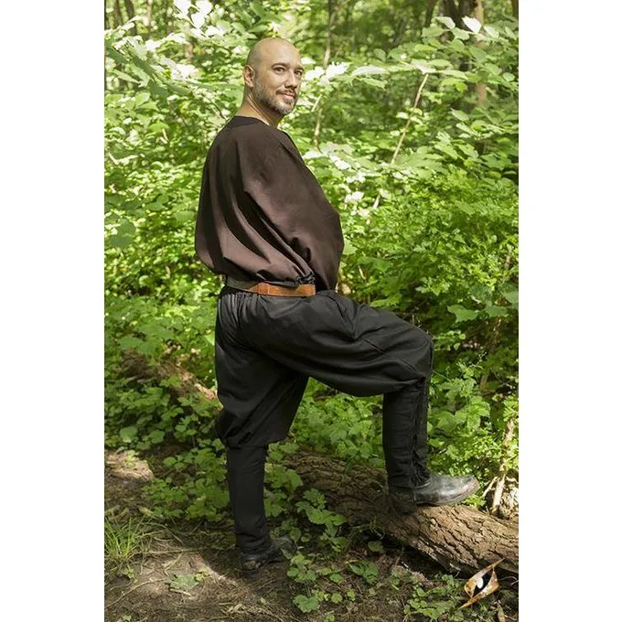 Epic Armoury Viking Trousers Rollo, Black - Image 4