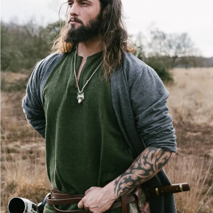 Leonardo Carbone Viking Tunic Hans, Green - Image 2