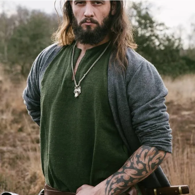 Leonardo Carbone Viking Tunic Hans, Green - Image 3