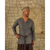 Mytholon Viking Tunic Tronde, Herringbone Motif, Grey