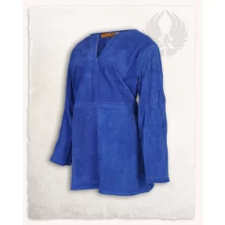 Mytholon Viking Tunic Tronde Suede Leather, Blue