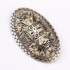 Viking Turtle Brooch Finland, Silvered