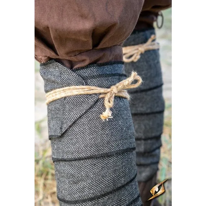 Epic Armoury Viking Winingas Herringbone Motif, Charcoal Grey - Image 3