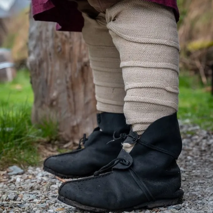 Leonardo Carbone Viking Winingas Herringbone Motif Halfdan, Natural - Image 2