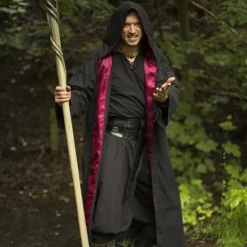 Epic Armoury Wizard Robe, Black-red