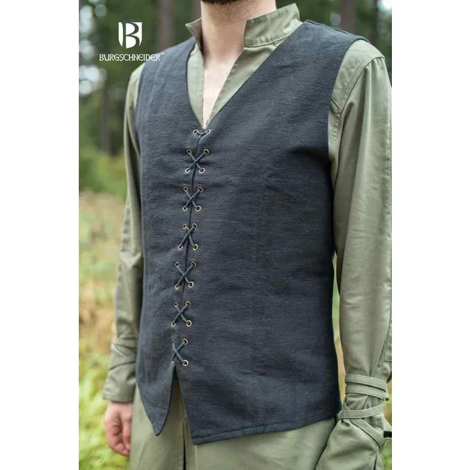 Burgschneider Women's Vest Marian, Black - Image 3