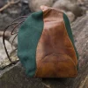 Epic Armoury Wool-leather Pouch, Green-brown
