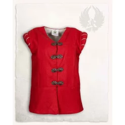Mytholon Wool Renaissance Doublet Geoffrey, Red