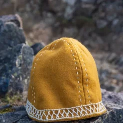 Leonardo Carbone Wool Viking Hat Ulf, Yellow