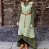 Burgschneider Wrap Dress Dala, Linden Green
