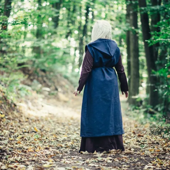 Leonardo Carbone Wrap Dress Thyra, Blue - Image 3