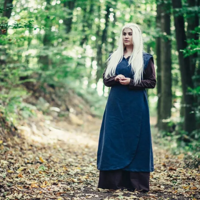 Leonardo Carbone Wrap Dress Thyra, Blue - Image 4